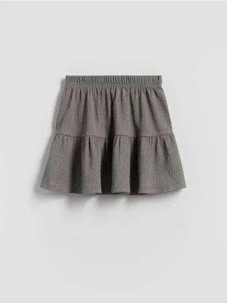 Reserved Структурована спідниця темно-сірий сіра