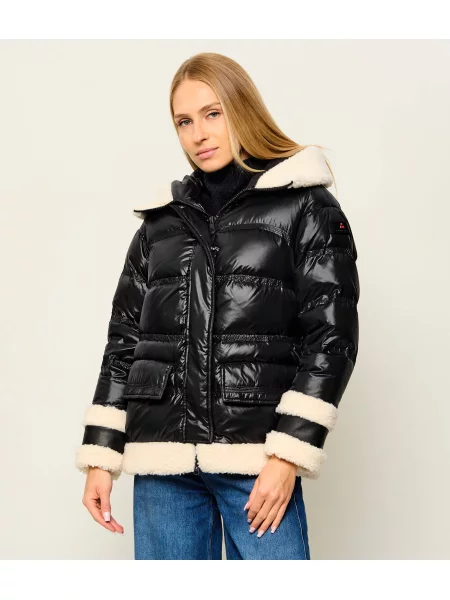 Peuterey Geacă de puf Kunto Bg | shearling cu adaos de lână negru