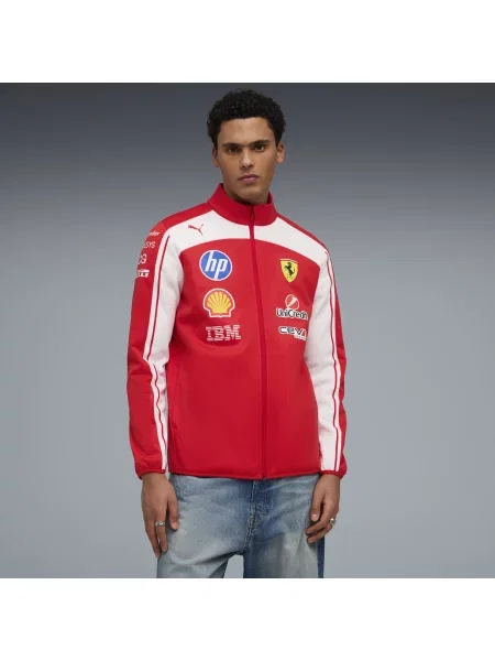 PUMA Kurtka softshell unisex Scuderia Ferrari HP Akcesoria S czerwony