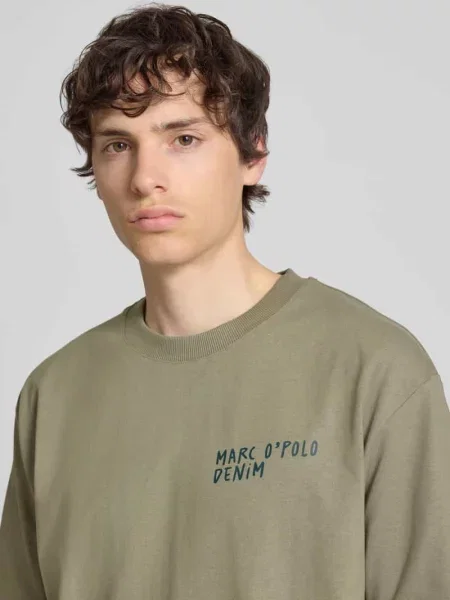 T-shirt o kroju relaxed fit z czystej bawełny Marc O'polo Denim