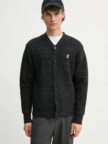 Вълнена жилетка Études Studio черно