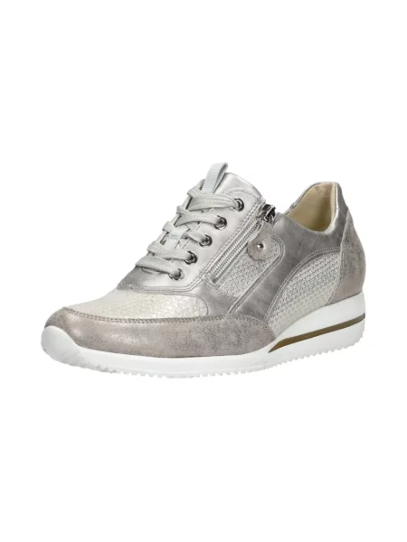 Sneakersy Waldläufer skórzane brązowe