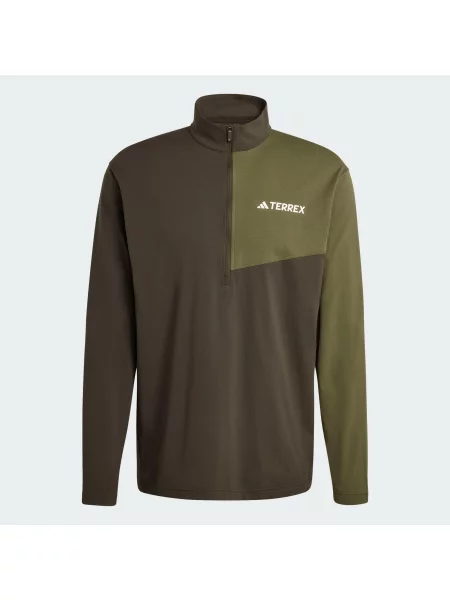 Koszulka Terrex Multi Climacool Zip Long Sleeve zielona