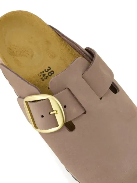Papuci tip mules Birkenstock maro