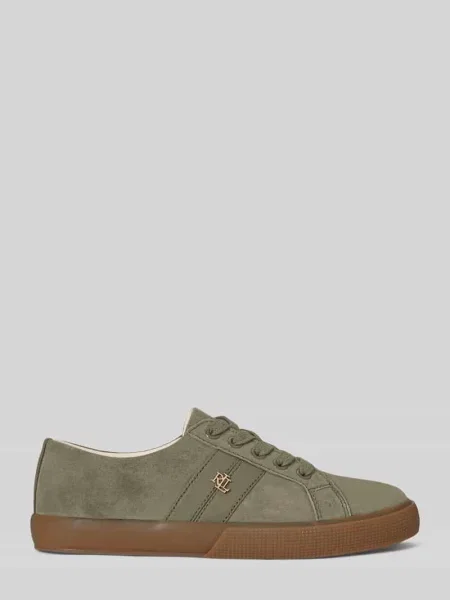 Lauren Ralph Lauren Janson II sneakersy skórzane zielone