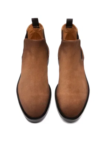 Botine chelsea Officine Creative maro
