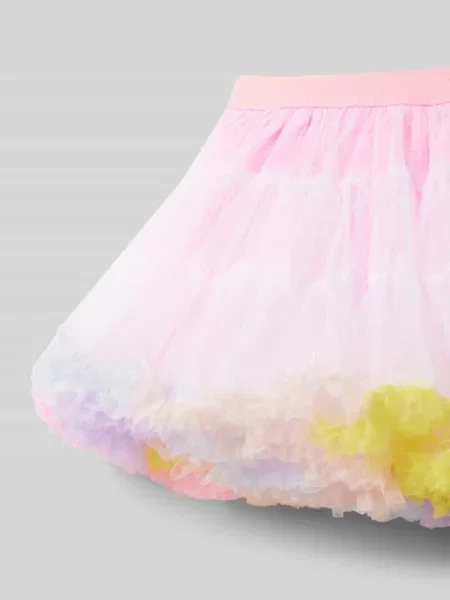 Spódnica z falbanami Billieblush różowa