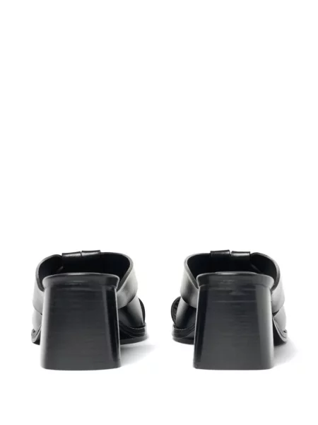 Papuci tip mules Scarosso negru