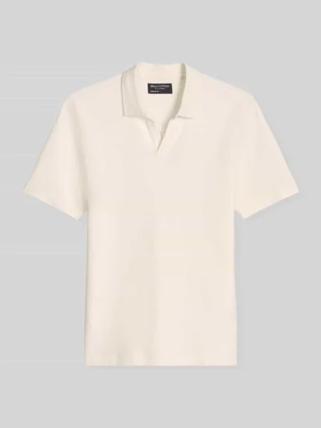 Koszulka polo o kroju regular fit z czystej bawełny Marc O'polo biała