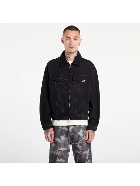 Jacheta REPRESENT R4 Denim Jacket Black L negru