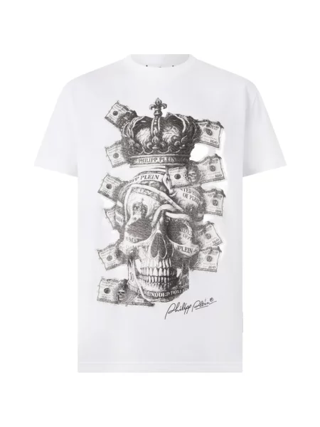 Tricou Philipp Plein alb