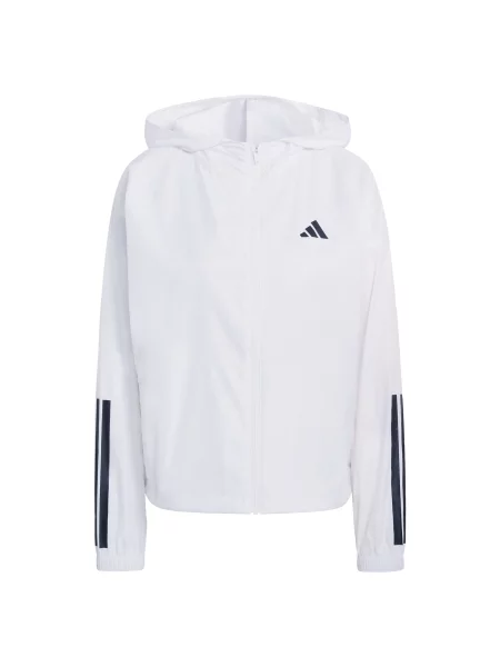 ADIDAS PERFORMANCE Geacă sport Hyperglam negru alb