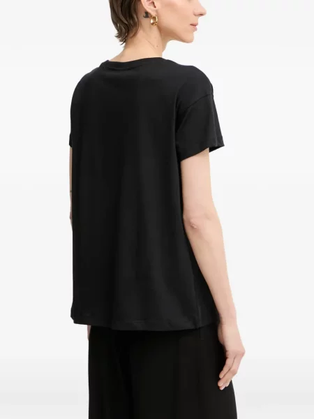 Scurt tricou Armani Exchange cu imagine negru