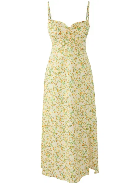 Trendyol Rochie de vară pastel / verde / portocaliu galben
