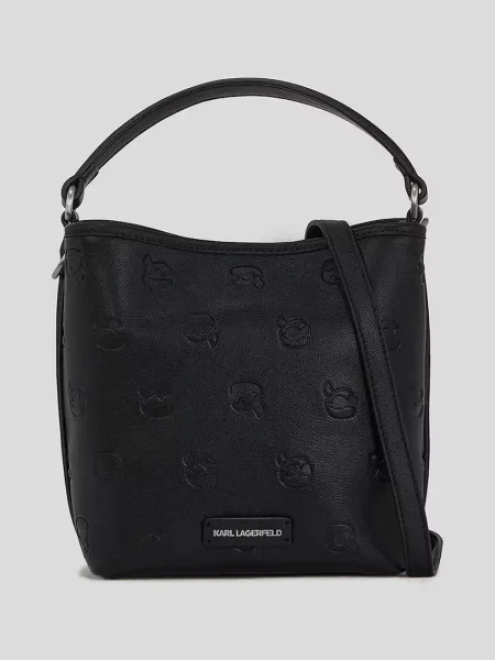 Чанта Karl Lagerfeld IKON MONOGRAM черно