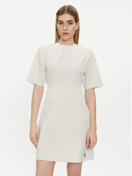 Calvin Klein Jeans Letní šaty Écru