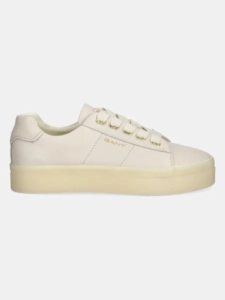 Gant sneakersy skórzane Avona beżowy
