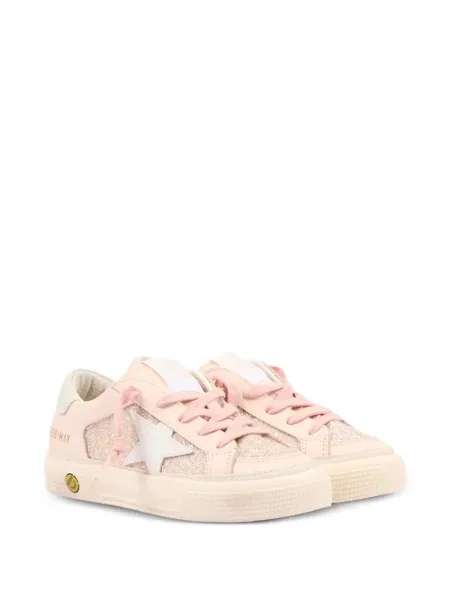 Sneakerși copii Golden Goose May roz