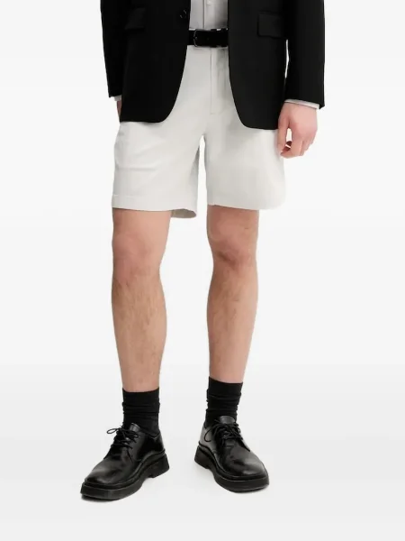 Pantaloni chino Theory alb
