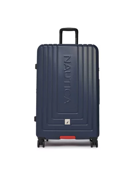 Большой чемодан Nautica синий