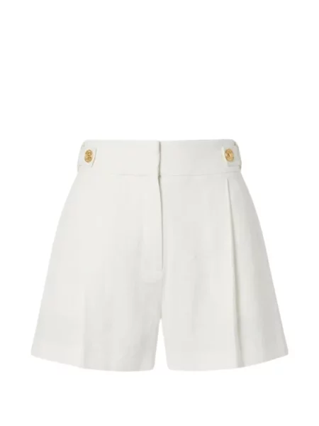 Pantaloni scurți Elisabetta Franchi cu autograf alb