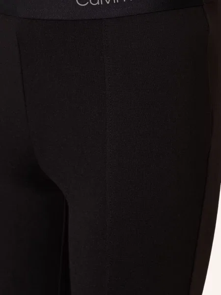 Calvin Klein Legginsy schwarz czarne