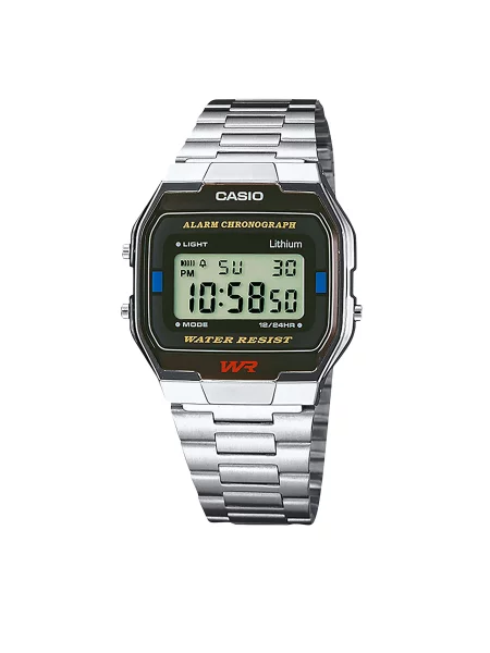 Ρετρό pολόι Casio ασημί