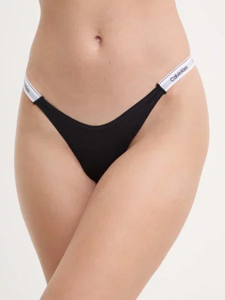 Calvin Klein Underwear tanga s černé