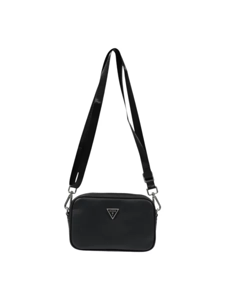 Mała mały torebka crossbody Guess elegancka czarna