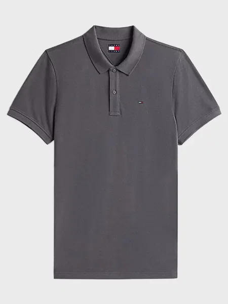 Поло Tommy Jeans сіре