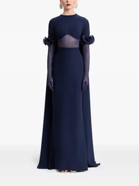 Rochie Gemy Maalouf transparente albastru