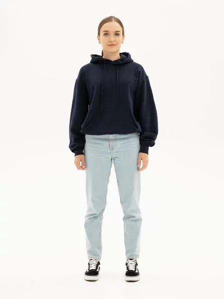 Кофти та светри Fruit of the loom темно-синій бавовна/поліестер синій