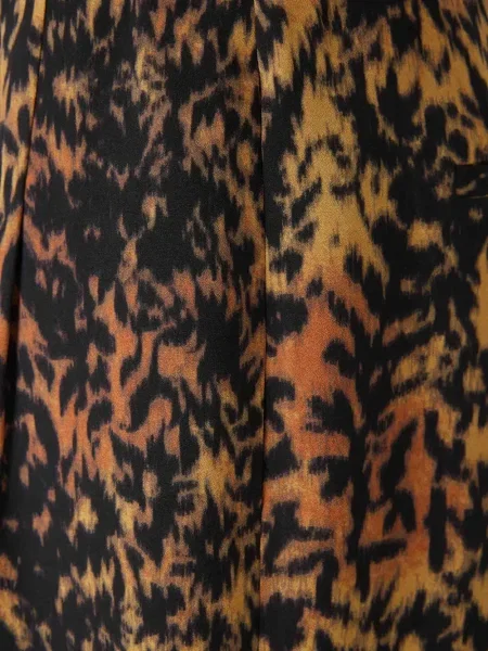 Pantaloni Ulla Johnson cu imagine cu model leopard maro