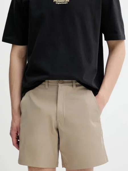 Kratke hlače Abercrombie & Fitch bež
