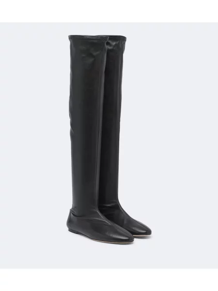 Cizme Toteme din piele negru
