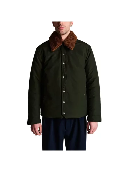 Pikowana kurtka Pop Trading Company zielona