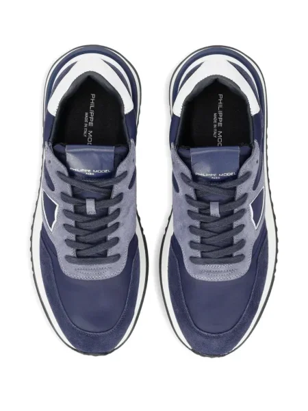 Sneakerși Philippe Model Paris plasă albastru