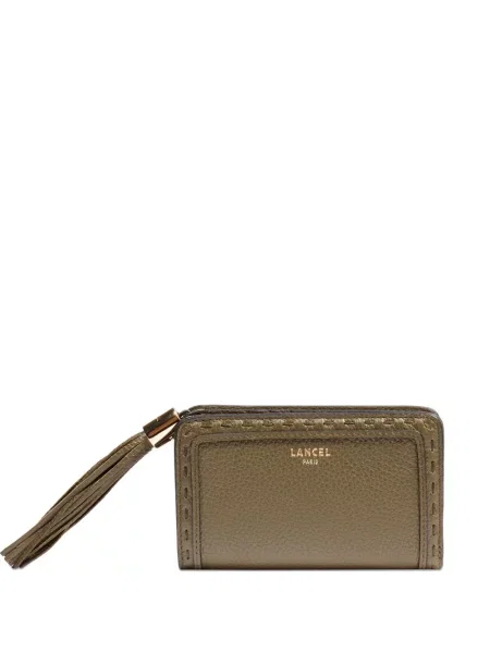 Portofel Lancel din piele verde