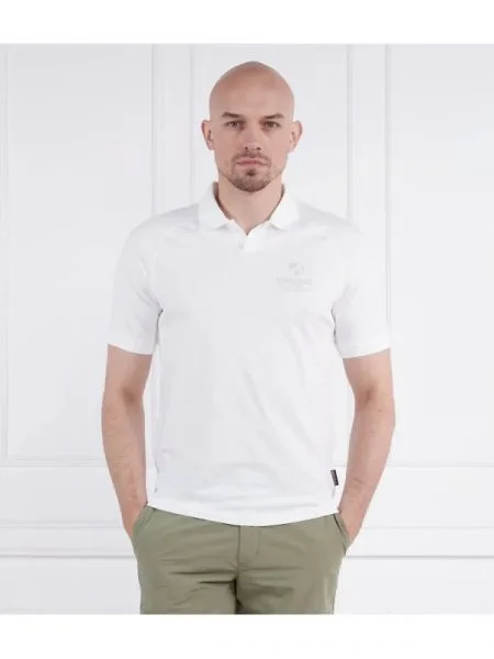 Napapijri Tenisz póló E-SANTIAGO SS BRIGHTWHITE fehér