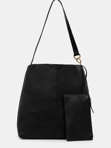 Шкіряна сумочка Sessun чорний