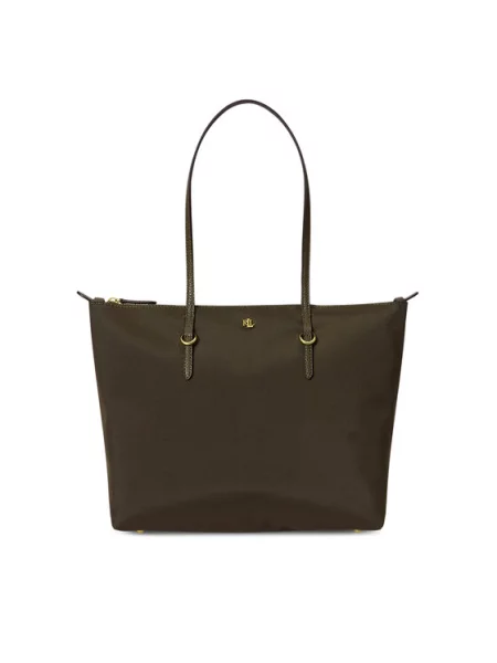 Lauren Ralph Lauren Shopper táska KEATON olíva zöld