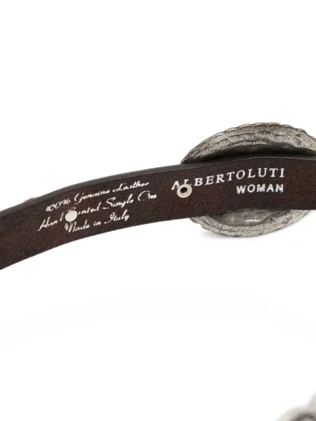 Cu centură curea Alberto Luti maro