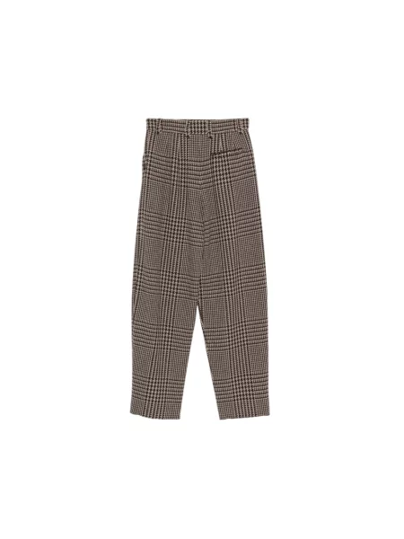 Spodnie Emporio Armani brązowe