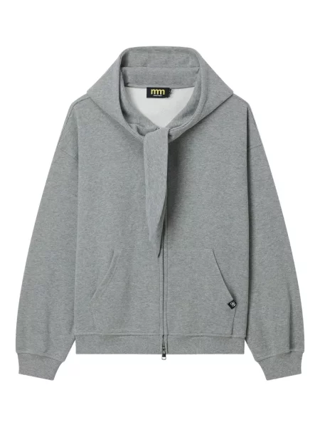 Mała mały bluza z kapturem Mini Cream szara