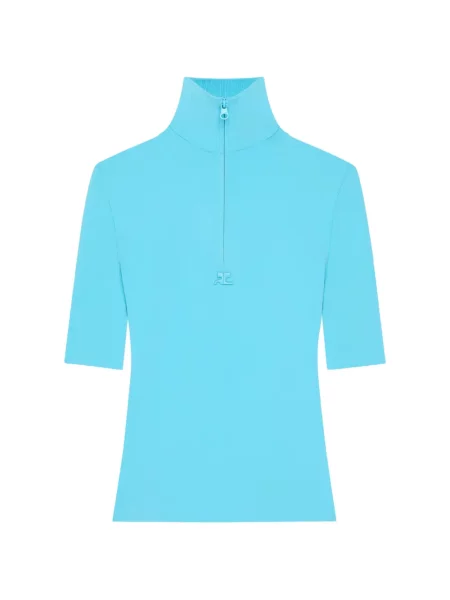 Top Courreges albastru