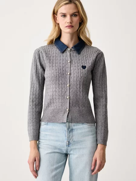 Morgan cardigan pentru femei gri