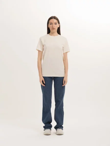 Футболки і поло Fruit of the loom ValueWeight бежевий