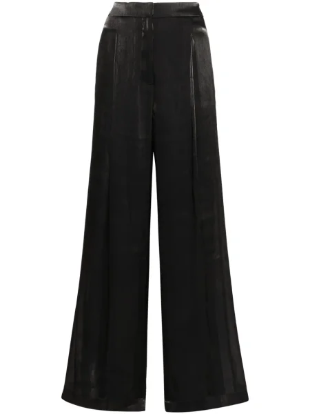 Pantaloni Michael Michael Kors plisate negru