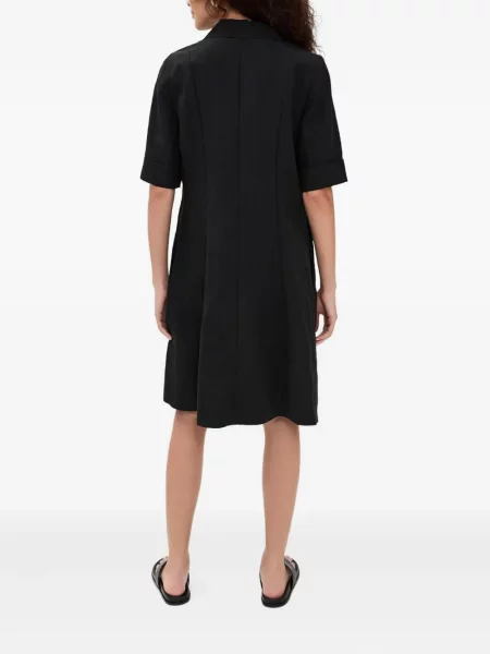 Rochie mini Vince scurtă de costum negru