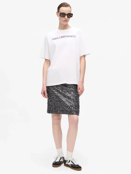 Спідниця Karl Lagerfeld mini олівець сірий